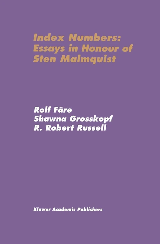 Index Numbers: Essays in Honour of Sten Malmquist - Image 1