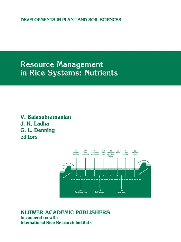 Resource Management in Rice Systems: Nutrients: Papers presented at the International Workshop on Natural Resource Management in Rice Systems: ... (Developments in Plant and Soil Sciences, 81)