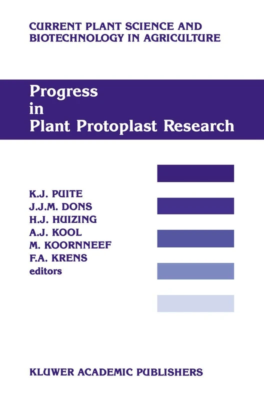 Progress in Plant Protoplast Research: Proceedings of the 7th International Protoplast Symposium, Wageningen, the Netherlands, December 6-11, 1987: 7 ... Science and Biotechnology in Agriculture, 7)