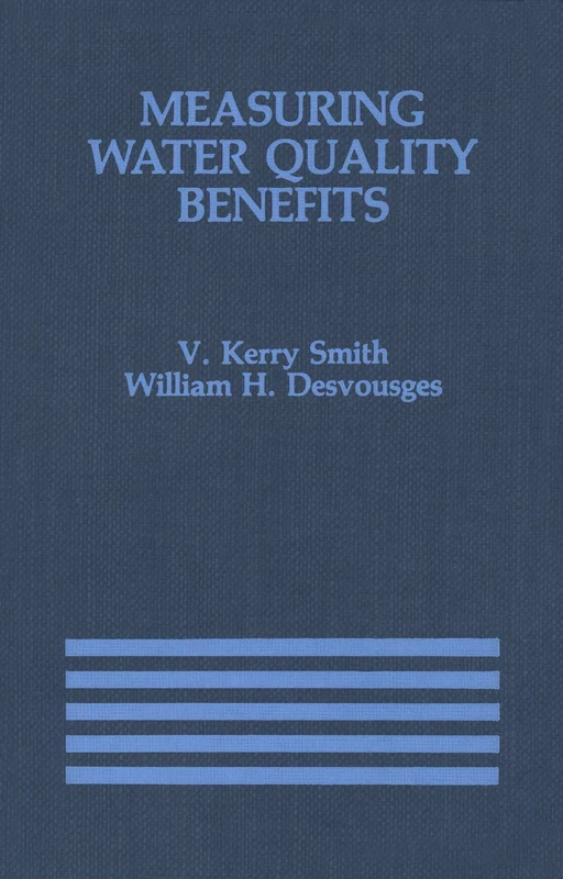 Springer - Measuring Water Quality Benefits (Vol 3) Book