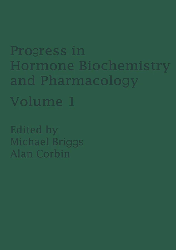 Progress in Hormone Biochemistry and Pharmacology: 1 - Image 1