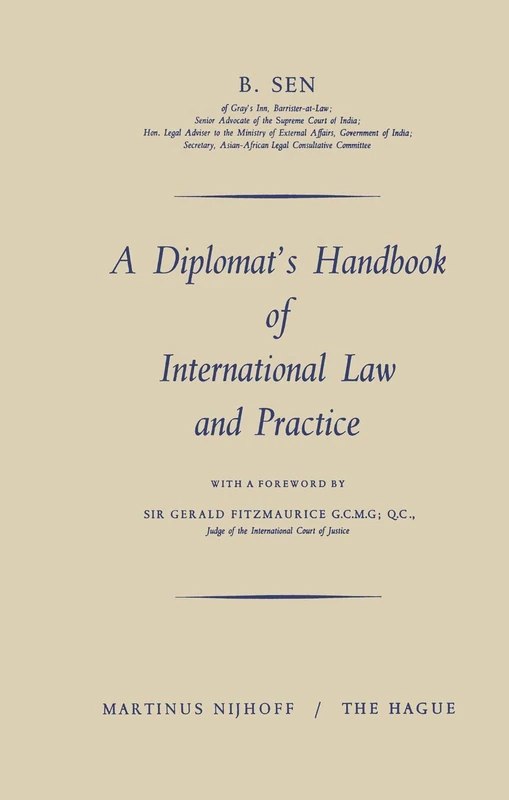 A Diplomat’s Handbook of International Law and Practice - Image 1