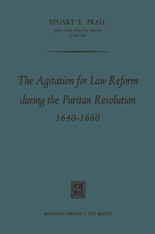 The Agitation for Law Reform during the Puritan Revolution 1640–1660 - Image 1