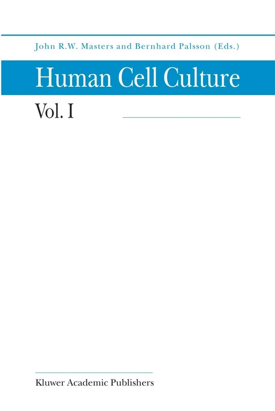 Springer Cancer Cell Lines Part 1 - Human Cell Culture Manual