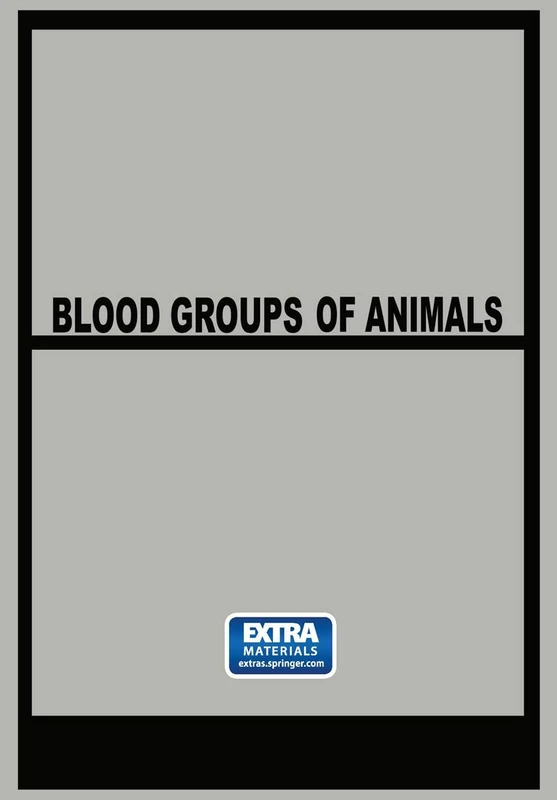Blood Groups of Animals: Proceedings of the 9th European Animal Blood Group Conference (Czechoslovak Academy of Sciences)