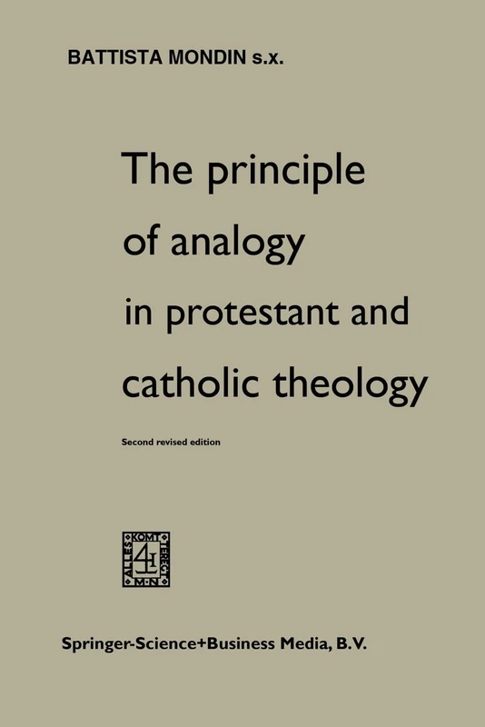 The Principle of Analogy in Protestant and Catholic Theology - Image 1