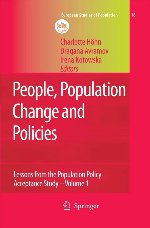 Springer People, Population Change and Policies Vol. 1 - Books