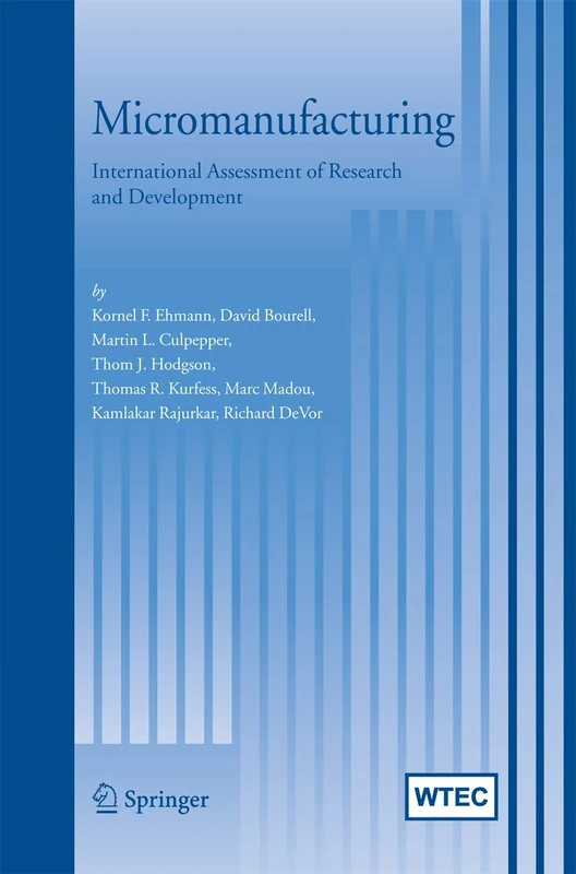 Micromanufacturing: International Research and Development - Image 1