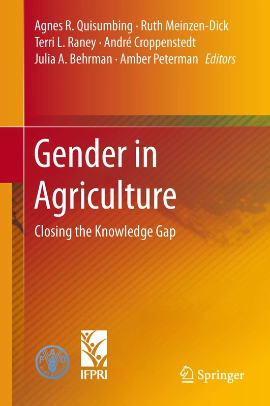 Springer - Gender in Agriculture: Closing the Knowledge Gap
