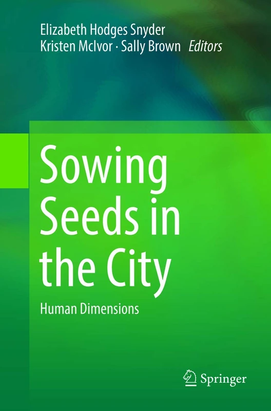 Springer - Sowing Seeds in the City: Human Dimensions