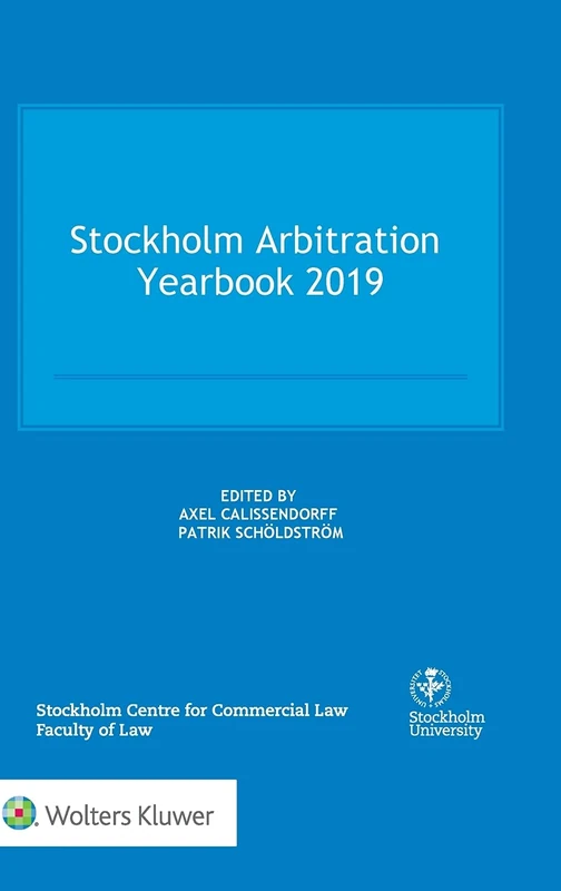 Wolters Kluwer Stockholm Arbitration Yearbook 2019