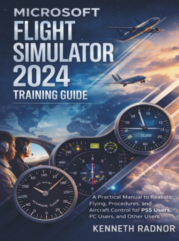Microsoft Flight Simulator 2024 Training Guide: A Practical Manual to Realistic Flying, Procedures, and Aircraft Control for PS5 Users, PC Users, And Other Users