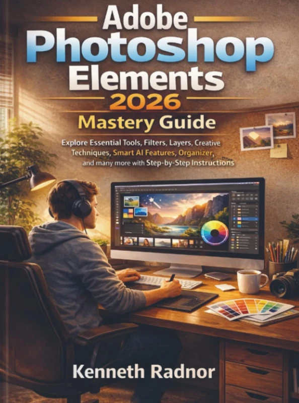 Adobe Photoshop Elements 2026 Mastery Guide: Explore Essential Tools, Filters, Layers, Creative Techniques, Smart AI Features, Organizer, and many more with Step-by-Step Instructions - Image 1
