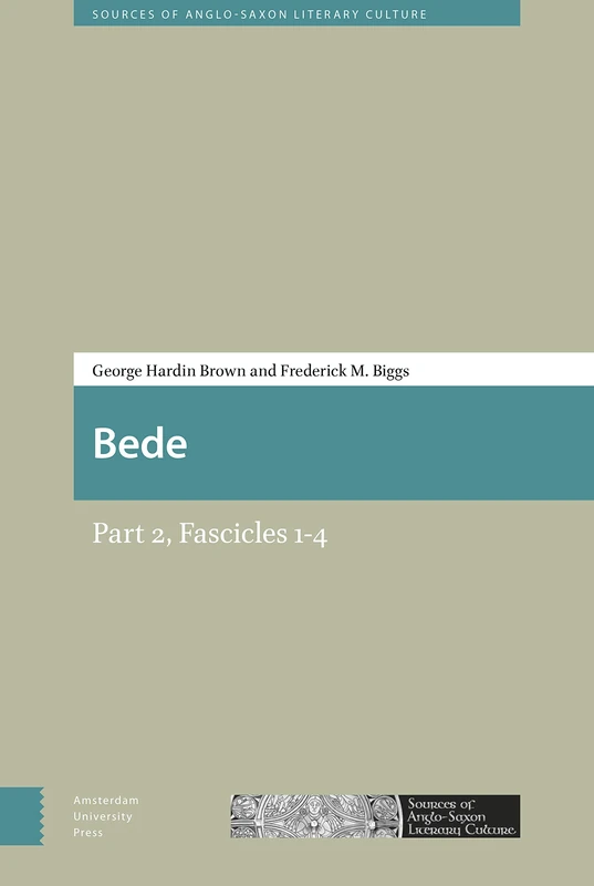 Bede: Part 2 (Sources of Old English and Anglo-Latin Literary Culture)