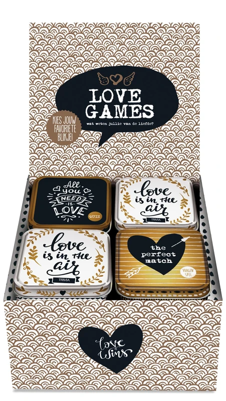 Display Love games - 2 x 6 ex - Image 1