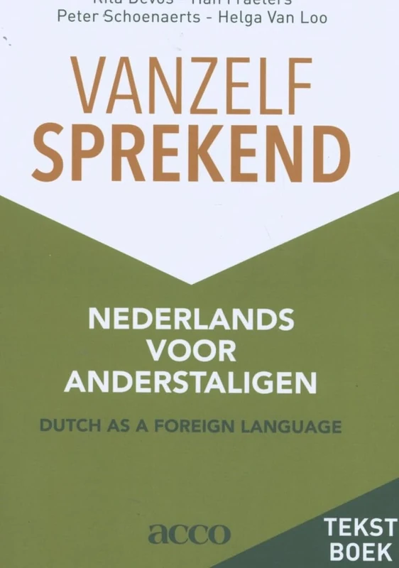Vanzelfsprekend: Nederlands voor anderstaligen
