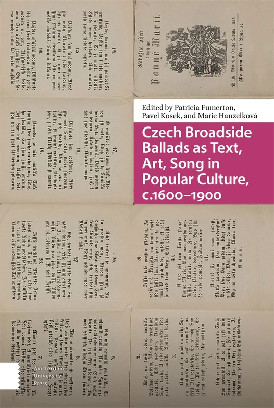 Czech Broadside Ballads - Amsterdam University Press Book