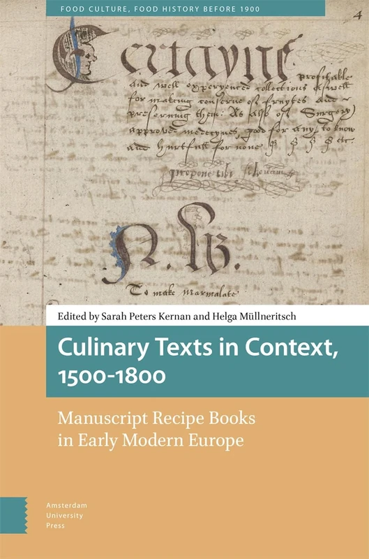 Culinary Texts in Context, 1500–1800: Manuscript Recipe Books in Early Modern Europe (Food Culture, Food History before 1900)