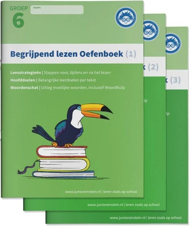 Begrijpen lezen opgaven- en antwoordenboek,Verschillende type teksten en bijbehorende doelen. (1, 2 en 3 - Groep 6)