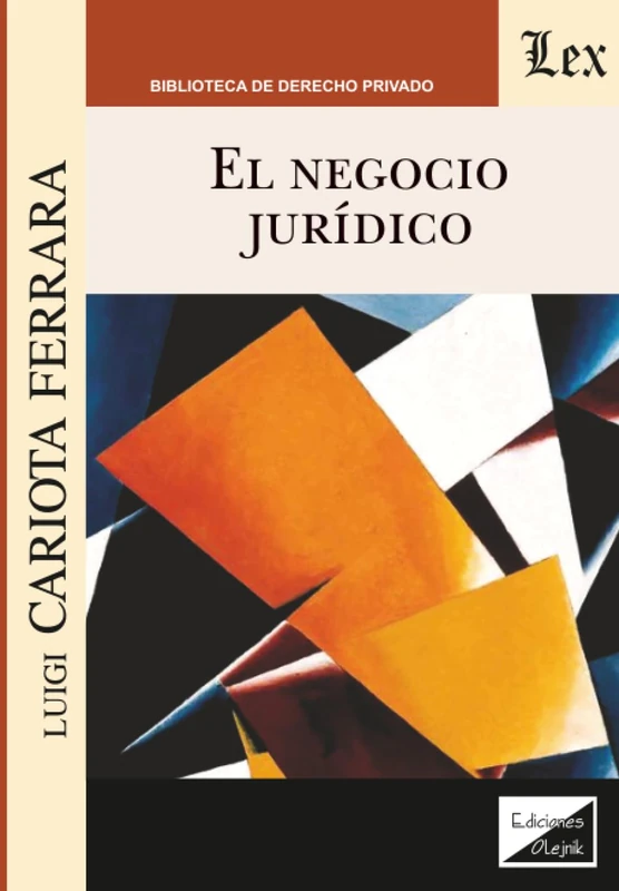 El negocio jurídico