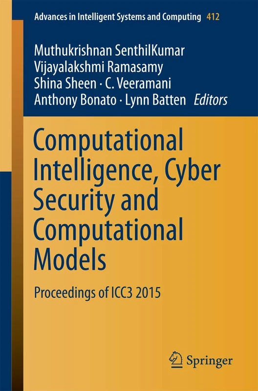 Springer Computational Intelligence and Cyber Security ICC3 2015