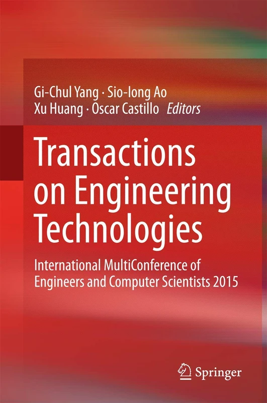 Springer Transactions on Engineering Technologies 2015