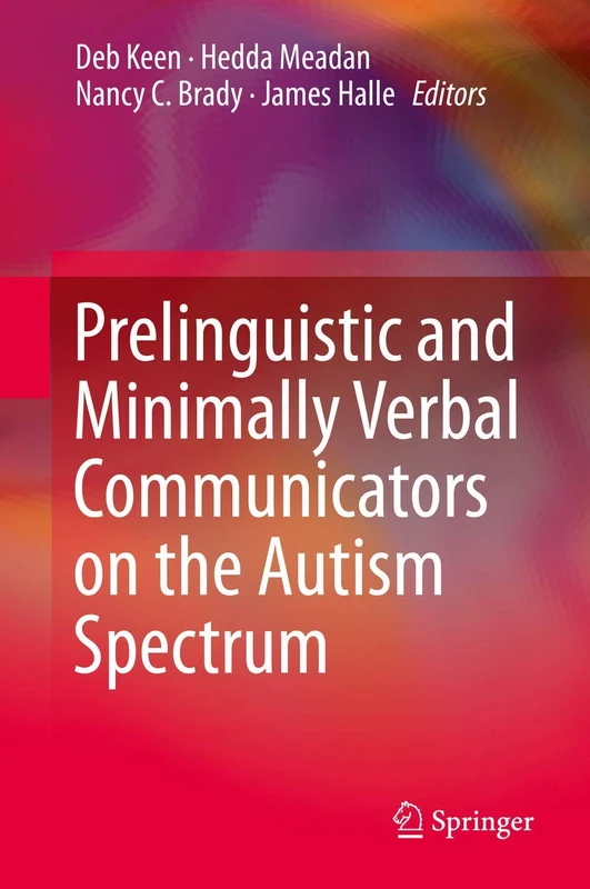 Springer - Prelinguistic and Minimally Verbal Autism Book