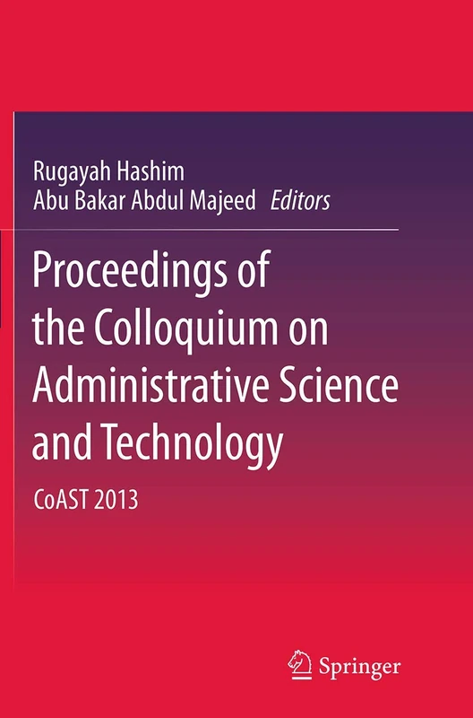 Springer - CoAST 2013 Proceedings: Administrative Science