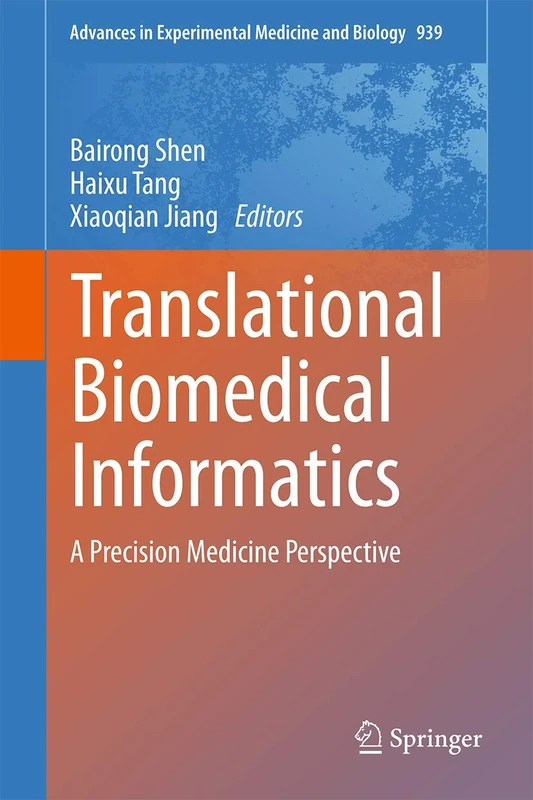 Springer Translational Biomedical Informatics - Volume 939