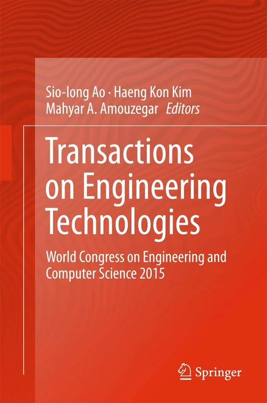 Transactions on Engineering Technologies: World Congress on Engineering and Computer Science 2015 - Image 1