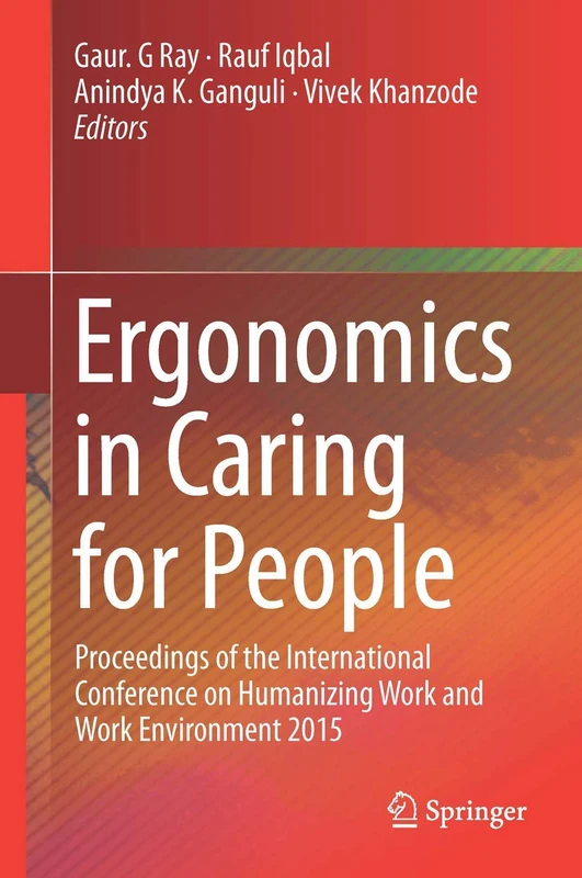 Springer Ergonomics in Caring for People Proceedings Book