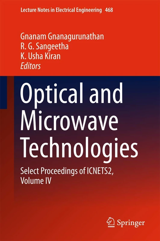 Springer Optical And Microwave Technologies - ICNETS2 Vol IV
