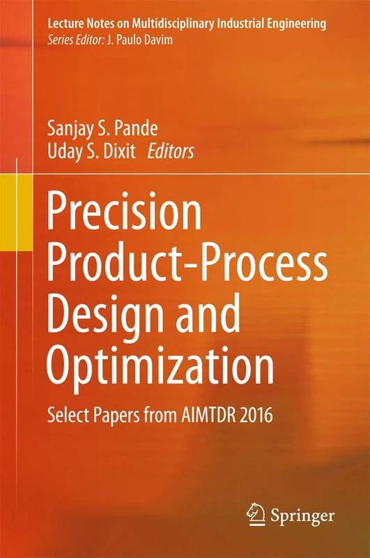 Springer Precision Product-Process Design and Optimization Book