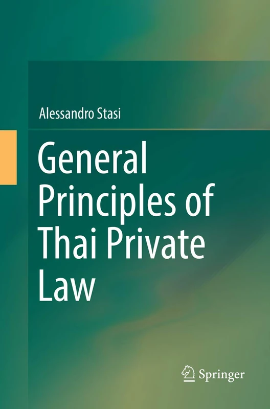 General Principles of Thai Private Law - Image 1