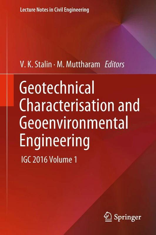 Springer Geotechnical Characterisation and Geoenvironmental Engineering