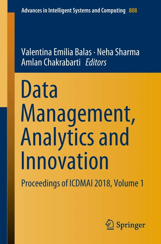 Springer Data Management, Analytics and Innovation ICDMAI 2018