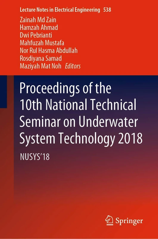 Springer NUSYS'18 Underwater System Technology Proceedings