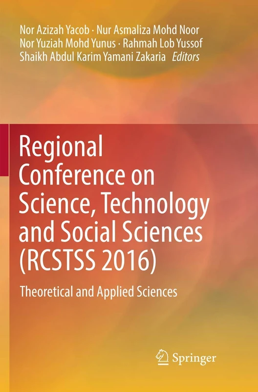 Springer RCSTSS 2016 - Theoretical and Applied Sciences Book