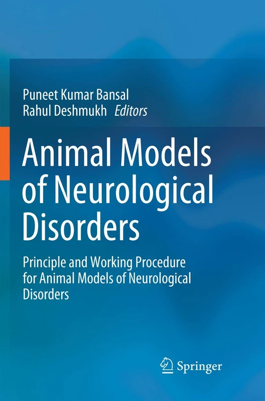 Springer Animal Models of Neurological Disorders Textbook