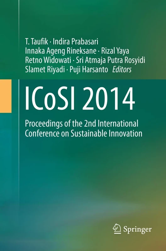 ICoSI 2014: Proceedings of the 2nd International Conference on Sustainable Innovation