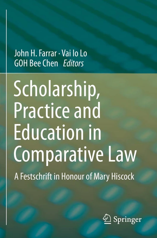 Springer - Scholarship, Practice and Education in Comparative Law
