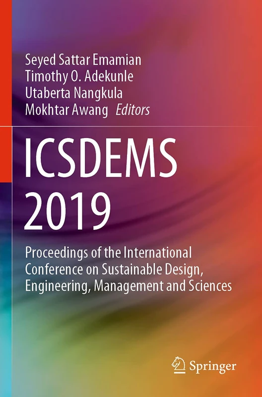 ICSDEMS 2019: Proceedings of the International Conference on Sustainable Design, Engineering, Management and Sciences - Image 1