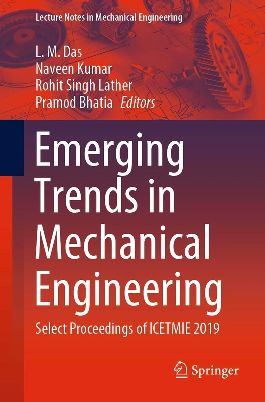 Springer - Emerging Trends in Mechanical Engineering ICETMIE 2019