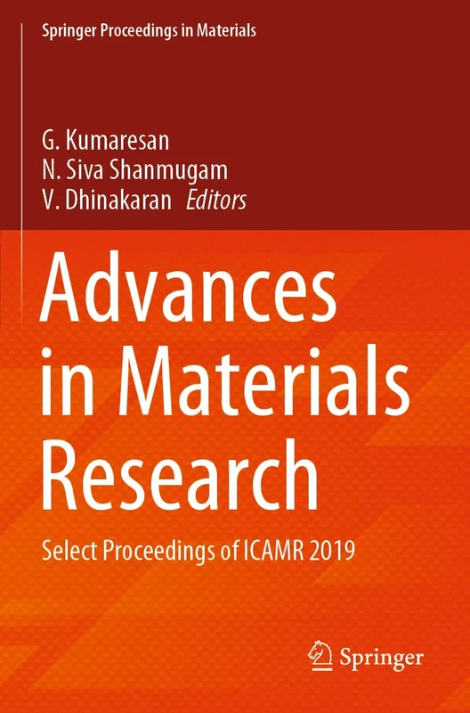 Advances in Materials Research: Select Proceedings of ICAMR 2019: 5 (Springer Proceedings in Materials, 5)