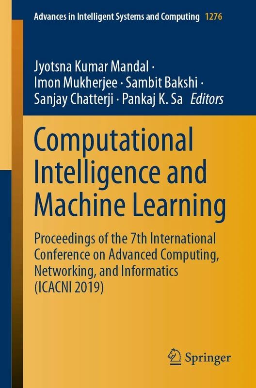 Springer Computational Intelligence and Machine Learning Book