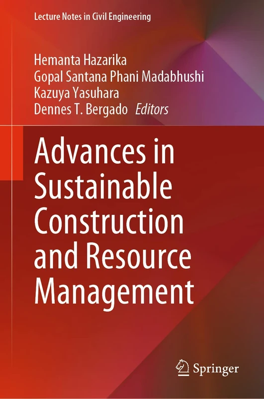 Springer Advances in Sustainable Construction and Resource Management