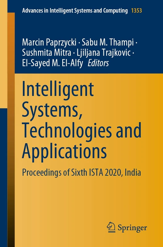 Springer Intelligent Systems, Technologies and Applications ISTA 2020