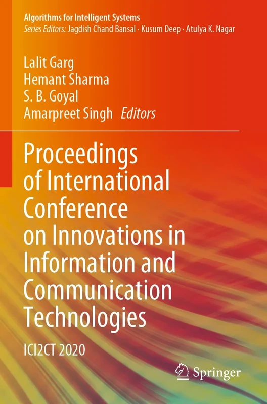 Proceedings of International Conference on Innovations in Information and Communication Technologies: ICI2CT 2020 (Algorithms for Intelligent Systems)