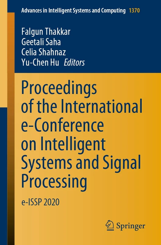 Springer e-ISSP 2020 Proceedings - Intelligent Systems Book