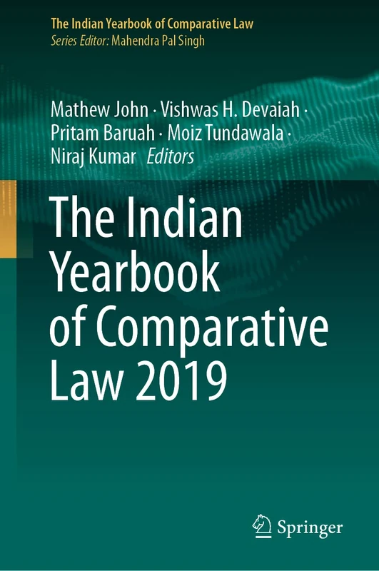 Springer - The Indian Yearbook of Comparative Law 2019
